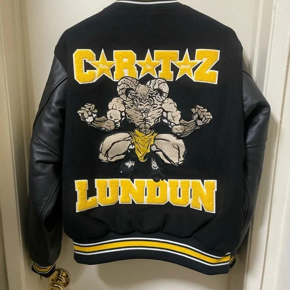 ジャケット・アウター Corteiz Goat Varsity Jacket L Letterman Corteiz Goat CRTZ Varsity Jacket